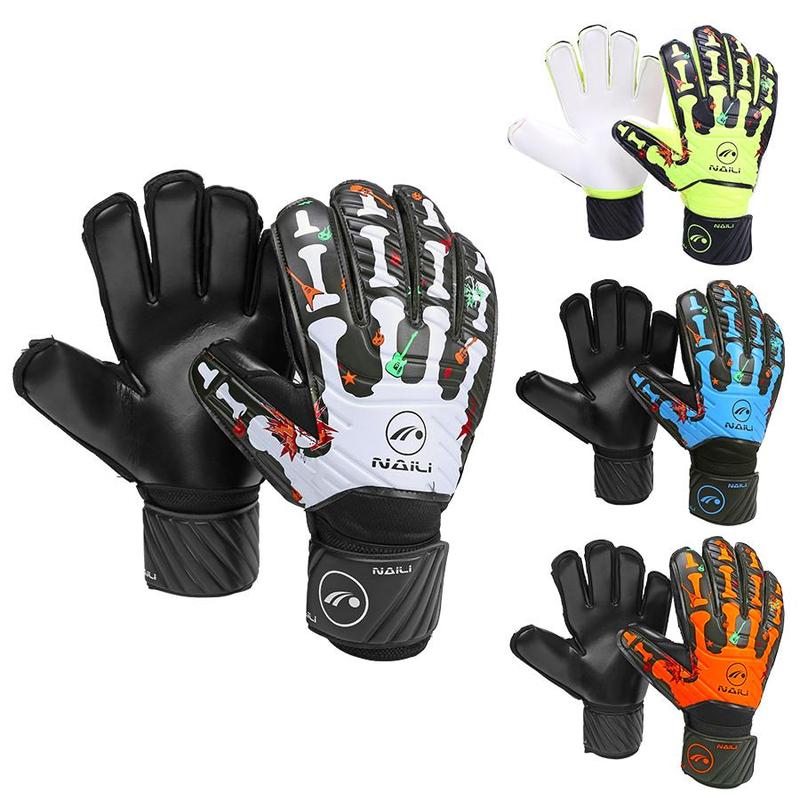 Professional Goalkeeper Gloves, 1 Pair Non-slip Football Goalkeeper Gloves, Professional Football Training Equipment for Adults