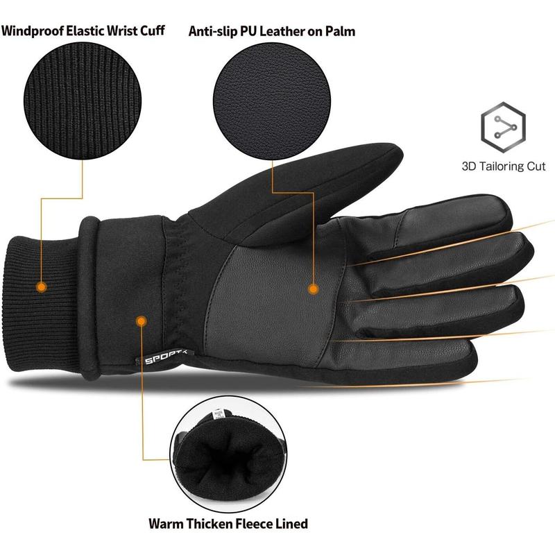 forMenWomenWindproofWaterproofGloves- 30ThermalGlovesforSnowSkiingHikinginColdWeather