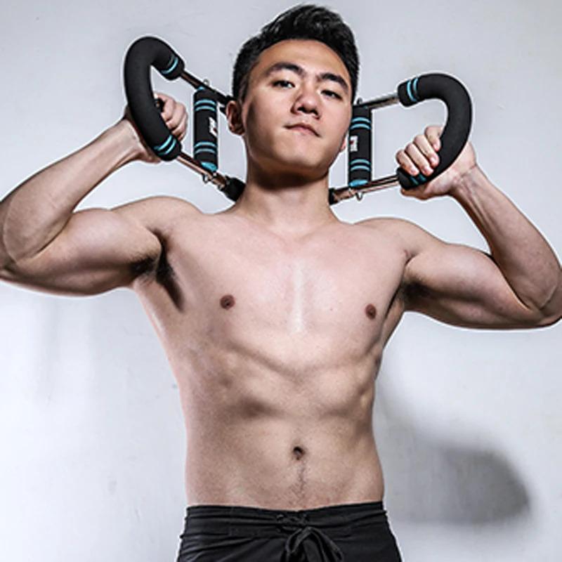 Multifunctional U-shaped arm strength machine Men's home fitness training equipment Training arm muscles and chest muscles