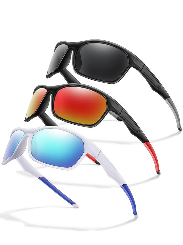 Unisex Classic Polarized Sport Sunglasses, Sports Goggles, Outdoor Sports Sunglasses for Cycling Hiking Running Fishing, Sports Eyewear for Men & Women