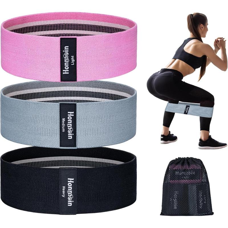 Resistance Bands for Working Out, 3 Levels Exercise Bands Workout Bands Set for Women Men, Hip Legs Booty Bands for Home Fitness, Gym, Yoga, Pilates