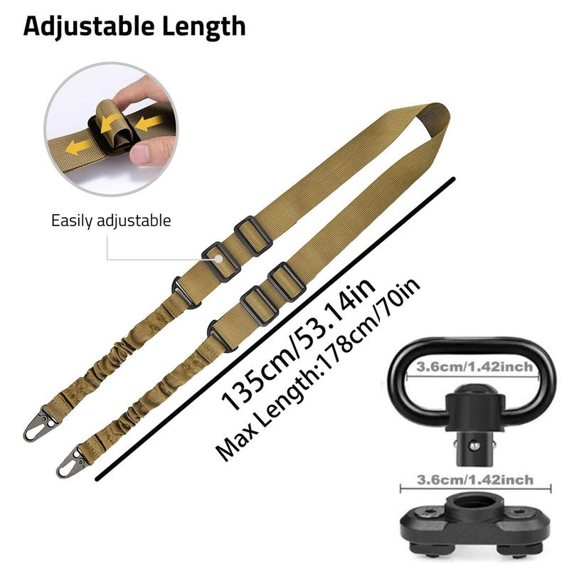 Outdoor Eagle Claw Buckle Multifunctional Slant Shoulder Strap, Adjustable Length Strap with Accessories, Portable Shoulder Strap for Outdoor Camping Hiking Climbing Fishing, Gym Accessories