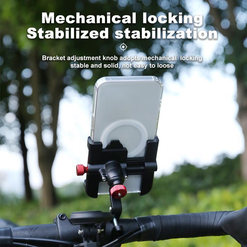 Universal Bike Handlebar Phone Mount, Adjustable Non-slip Bicycle Mobile Phone Holder, Easy Install Bicycle Handlebar Phone Stand, Outdoor Cycling Accessories