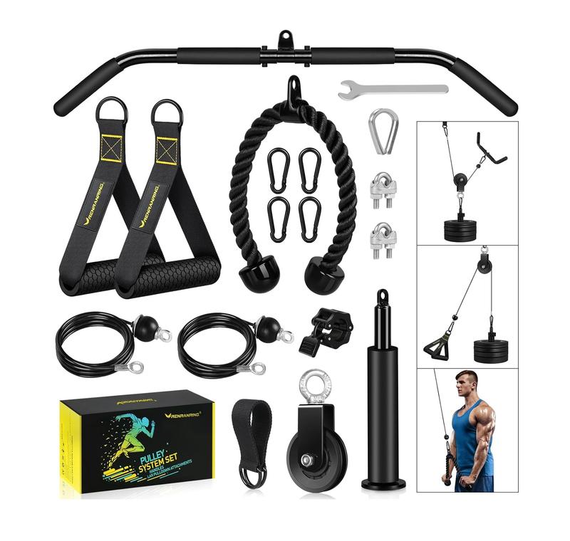 Upgraded Fitness LAT and Lift Pulley System for Gym - LAT Pull Down