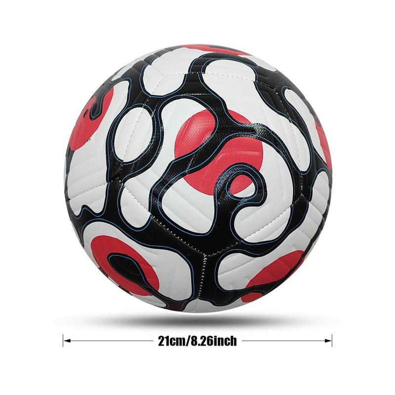 Size 5 Soccer Ball, Professional Pu Material American Football,  Include 1 Count Pump, 1 Count Bag, 1 Count Net Pocket, 2 Counts Ball Needles, Gym Essentials