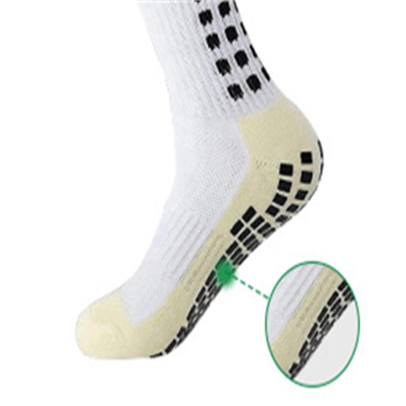 1 pair of men's socks Football Anti-slip socks Anti-skid pads Football Basketball Sports socks