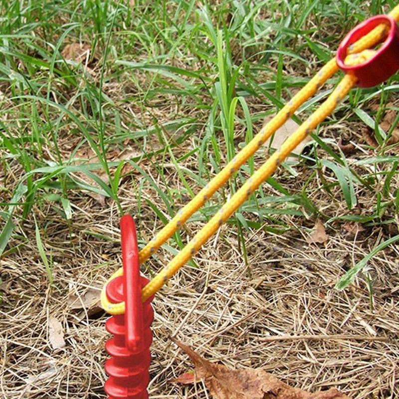 Windproof Canopy Tent Stakes, 10pcs set Durable Spiral Design for Ultimate Stability in Outdoor Adventures, Tent Accessories