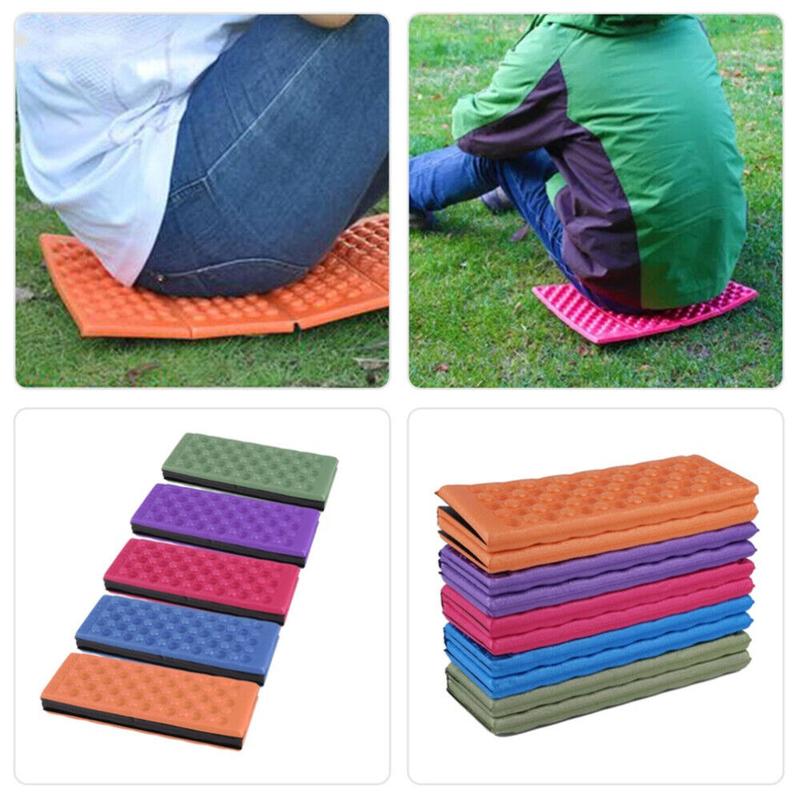 Thick Mattress Topper Full Portable Outdoor Foam Sleeping Pad Camping Cushion US