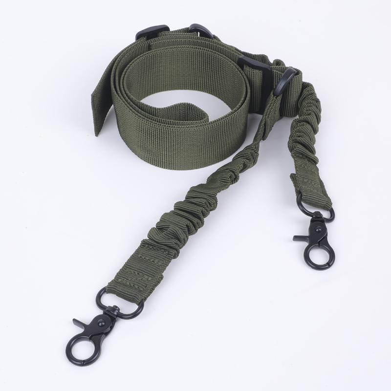 Adjustable Bungee 2 Point Sling, Outdoor Sports Accessories, Durable Nylon Belt for Hiking, Climbing, Camping, Fishing