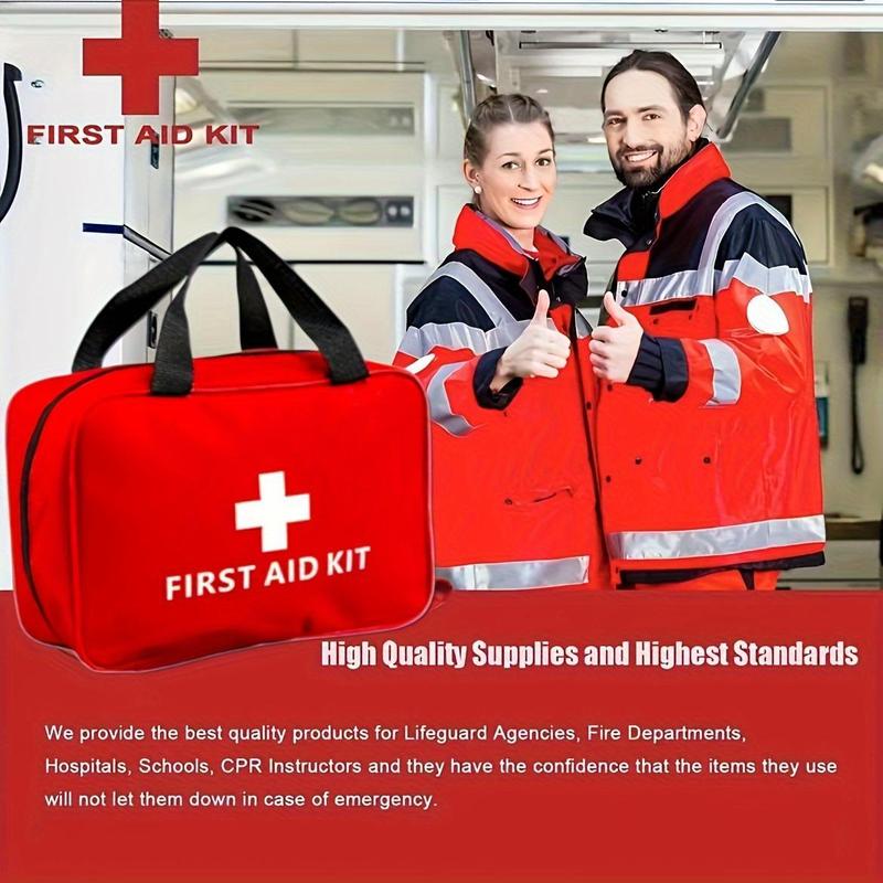 Portable Emergency Kit, 160pcs set Outdoor First Aid Kit, Emergency Supplies and Accessories for Hunting, Hiking, Camping