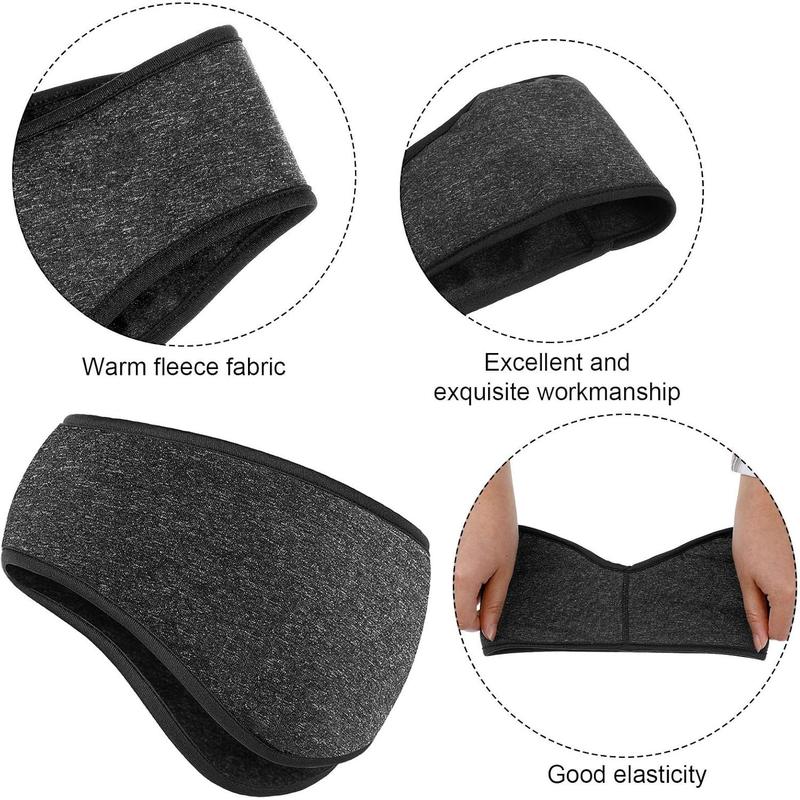 6 Pieces Ear Warmer Headbands Winter Ear Muffs Headband Sports Full Cover Headbands for Outdoor Activities Sports Fitness