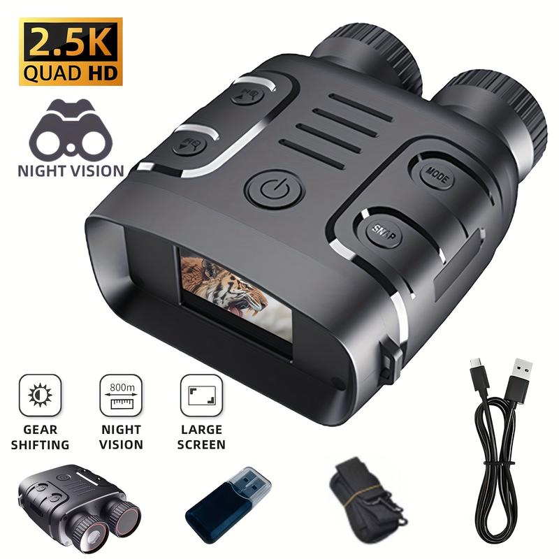 1080P Binocular Infrared Night-Visions Device 10x Binoculars, Day & Night, Digital Zoom for Photo & Video, For Hunting & Boating, Battery Powered(2000mAh Included);Christmas & New Year Gift