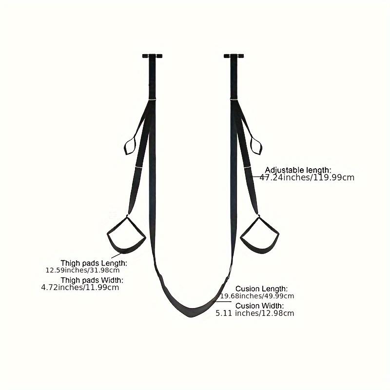 1pc Pilates Swing Rope, Hanging Stretching Straps With Butt Pads, Suitable For Flexibility Training, Muscles Stretching, Body Shaping