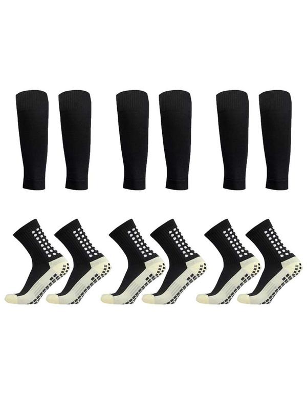 Men's Athletic Grip Sock Soccer & Knee Compression Sleeve for Men and Women, Non-slip Breathable Football Socks for Competition Training, Men Athletic Socks, Back To School Gifts, Anti Slip Professional Sports Socks for Outdoors