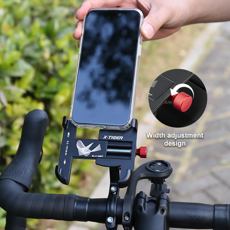 Universal Bike Handlebar Phone Mount, Adjustable Non-slip Bicycle Mobile Phone Holder, Easy Install Bicycle Handlebar Phone Stand, Outdoor Cycling Accessories