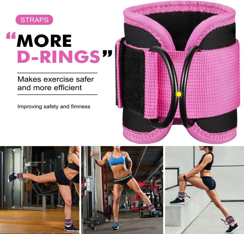 FitnessAnkle Resistance Bands, Ankle Bands for Working Out with Cuffs, Ankle Resistance Band, Glutes Workout Equipment, Butt Exercise Equipment for Women Legs and Glutes,Best Christmas gift for mom girl,Best gift of Christmas.