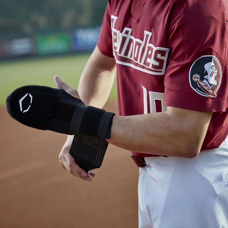 EvoShield Sliding Mitt | EvoShield Compression Arm Sleeve | Baseball & Softball Sliding Mitt Adult Sizes, Elastic Compression Strap, Adjustable Quick