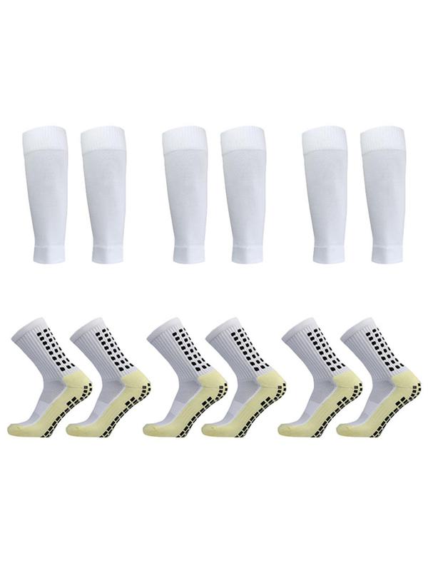 Men's Athletic Grip Sock Soccer & Knee Compression Sleeve for Men and Women, Non-slip Breathable Football Socks for Competition Training, Men Athletic Socks, Back To School Gifts, Anti Slip Professional Sports Socks for Outdoors