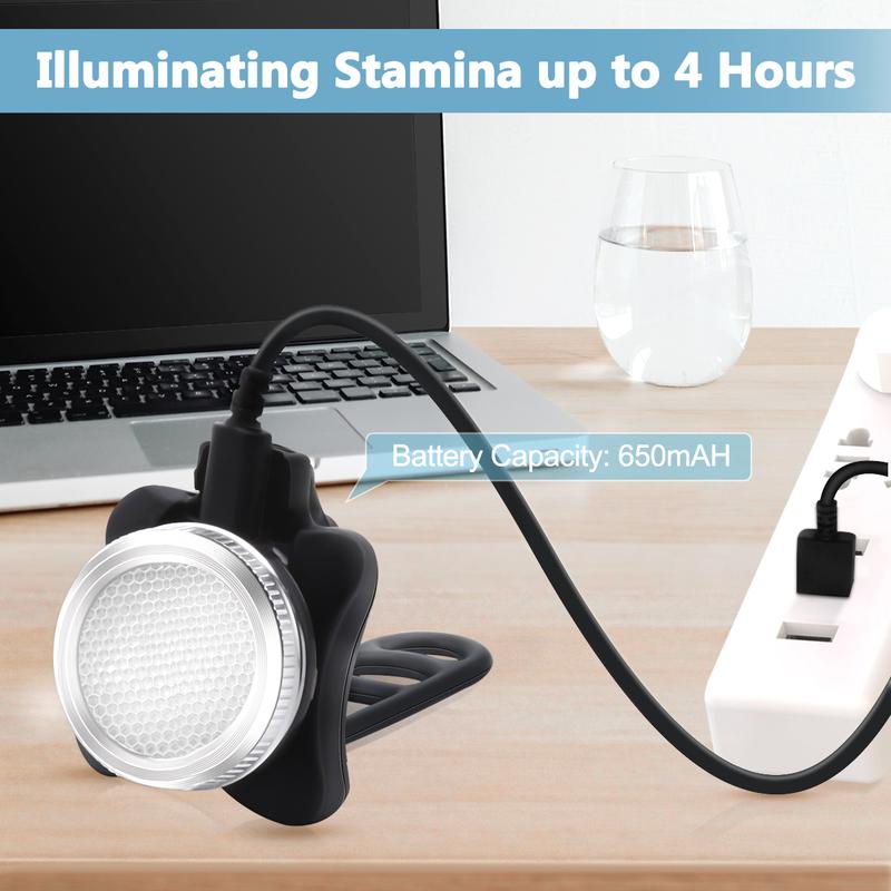 2Pcs USB Rechargeable Bicycle lights Set,Waterproof Outdoor Bike Light,Mini LED Headlight Taillight Bicycle Front & Rear Safety Warning Bicycle Lamp Waterproof for Road Mountain Cycling,Night Riding,Camping,Running,Hiking,Walking Dogs Fishing Lamp