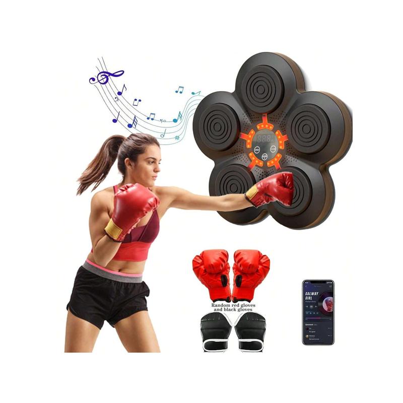 1 Set Wall-Mounted Smart Music Punching Board, Smart Music Boxing Machine, Electronic Boxing Training Mat, Boxing Training Machine For Home, Christmas Gift