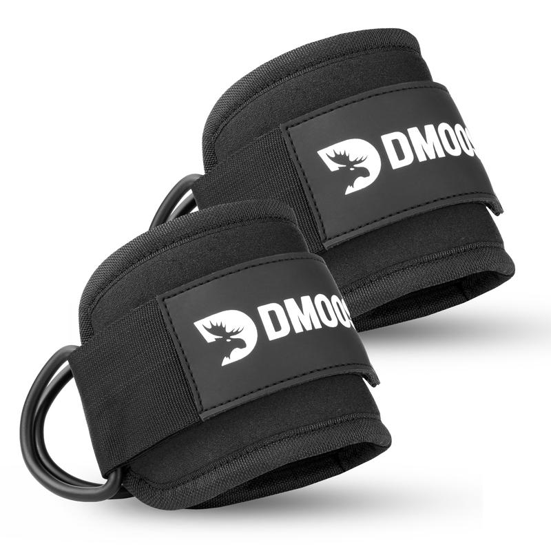 DMoose Ankle Straps for Cable Machines – Build Stronger Glutes with Secure and Comfortable Straps