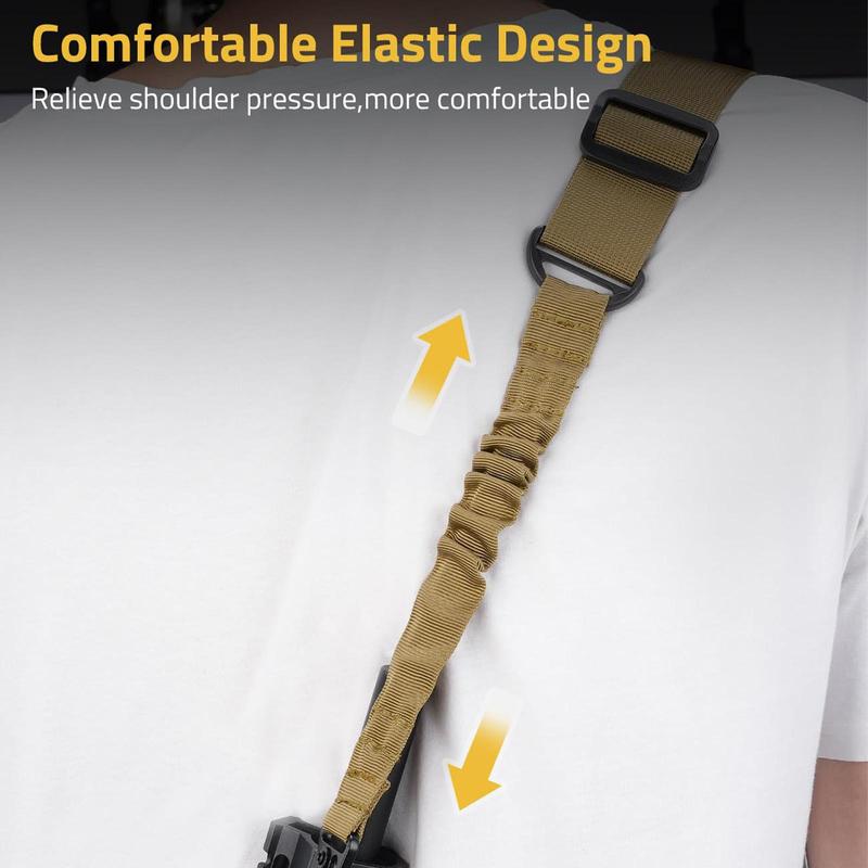 Outdoor Eagle Claw Buckle Multifunctional Slant Shoulder Strap, Adjustable Length Strap with Accessories, Portable Shoulder Strap for Outdoor Camping Hiking Climbing Fishing, Gym Accessories