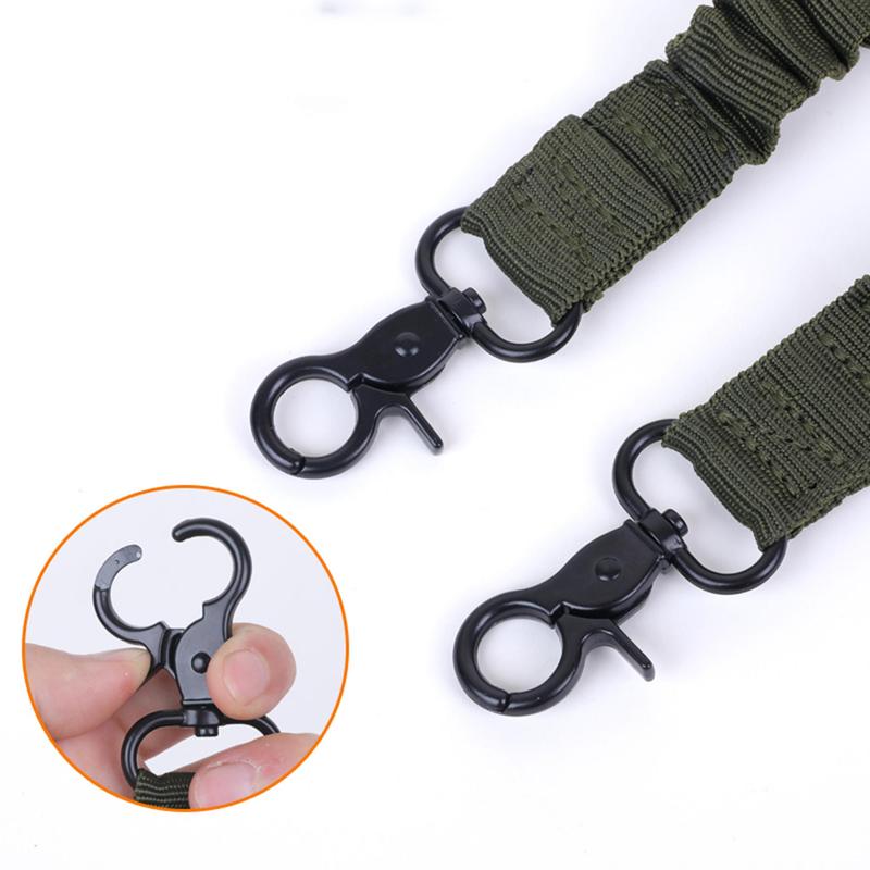 Adjustable Bungee 2 Point Sling, Outdoor Sports Accessories, Durable Nylon Belt for Hiking, Climbing, Camping, Fishing