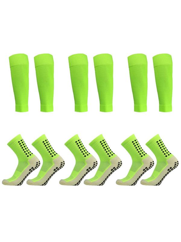 Men's Athletic Grip Sock Soccer & Knee Compression Sleeve for Men and Women, Non-slip Breathable Football Socks for Competition Training, Men Athletic Socks, Back To School Gifts, Anti Slip Professional Sports Socks for Outdoors