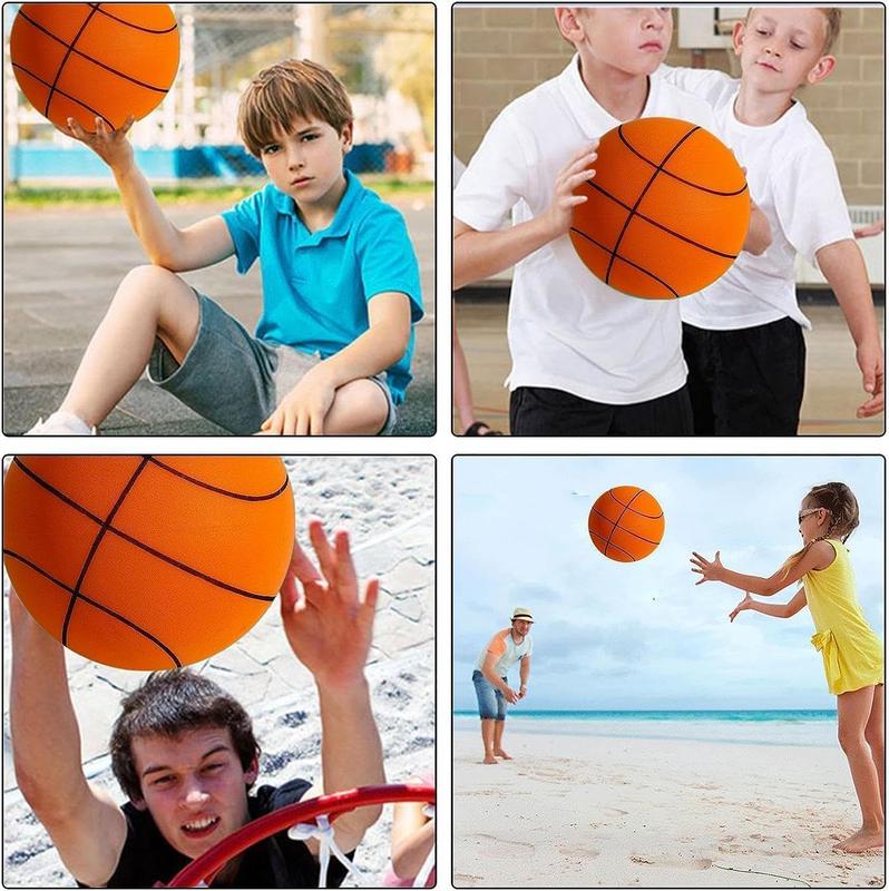 7 Inch High Density Foam Basketball - Low Noise Indoor Training Ball - Practical Silent Ball for Indoor Activities - Perfect Birthday or School Gift