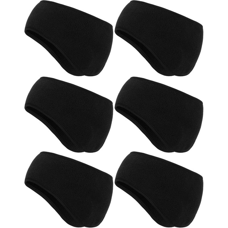 6 Pieces Ear Warmer Headbands Winter Ear Muffs Headband Sports Full Cover Headbands for Outdoor Activities Sports Fitness