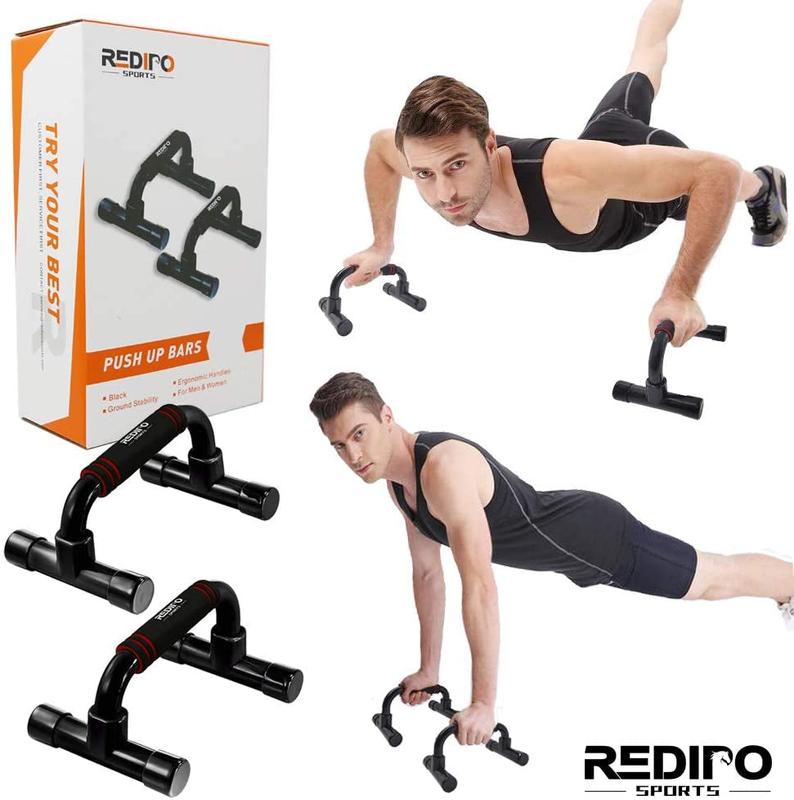 Push up Bars Strength Training - Workout Stands with Ergonomic Push-Up Bracket Board with Non-Slip Sturdy Structure Portable for Home Fitness Training, Push up Stands Handle for Floor Workouts