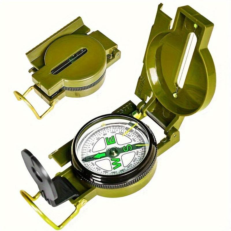 Outdoor Survival Compass, Multifunctional Waterproof Portable Compass, For Hiking, Camping, Travel