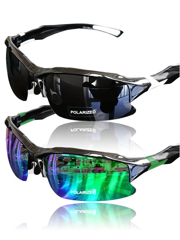 Summer Sporty Biking Sunglasses, Outdoor Skiing Use Sunglasses for Women & Men for Travel and Cycling, Designer Glasses Accessories for Back To School