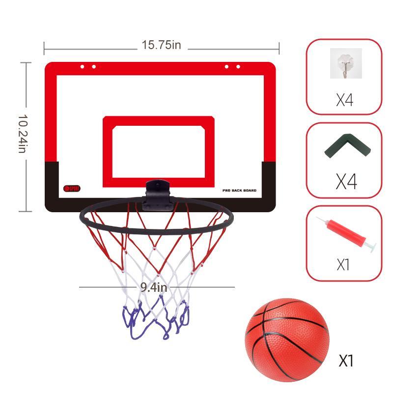 Foldable Basketball Frame, Wall Mounted Basketball Hoop, Basketball Backboard, Wall Mounted Basketball Backboard, Backboard Accessories