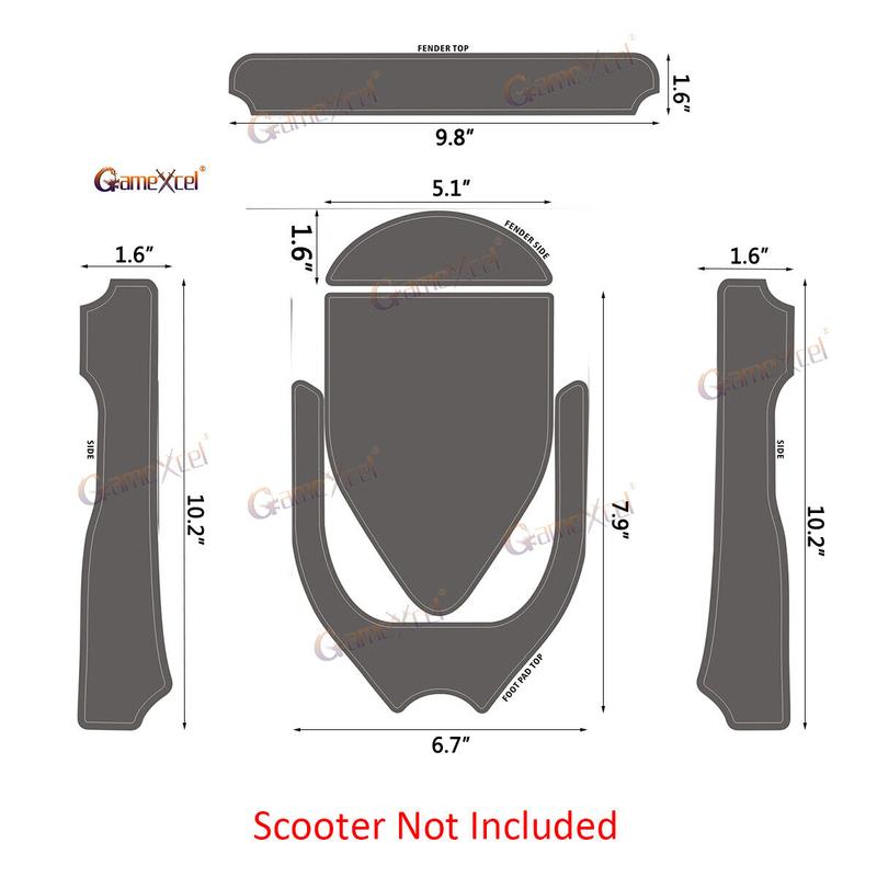 Skin Cover Decals for Self-Balancing Electric Scooter Hover Board Sticker Set