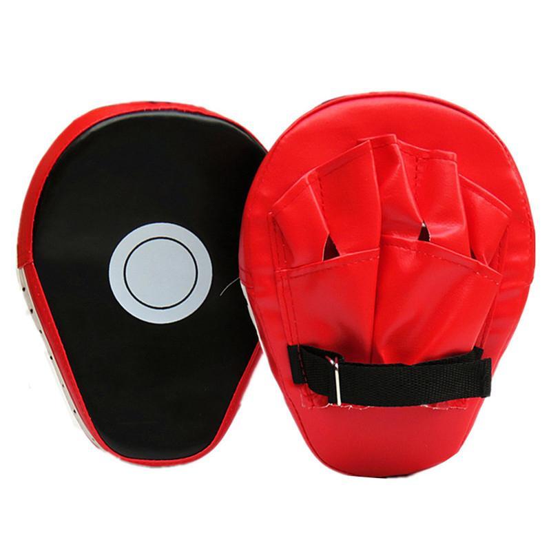 2pcs Arc Boxing Hand Target, Pu Leather Training Aid for Boxing & Martial Arts