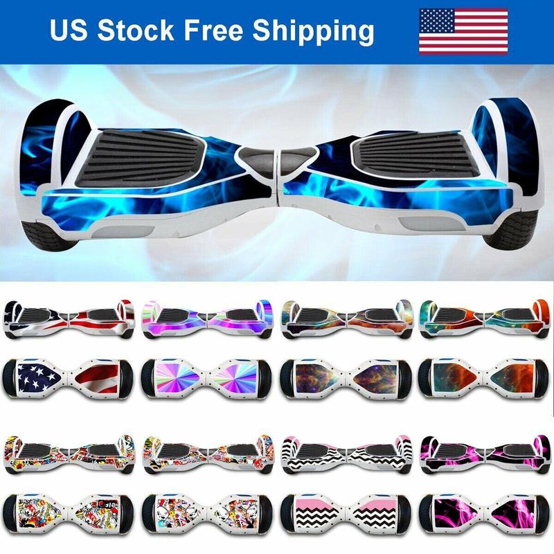 Skin Cover Decals for Self-Balancing Electric Scooter Hover Board Sticker Set