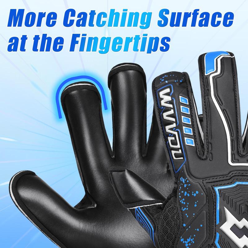 Professional Soccer Goalie Gloves, 1 Pair High Performance Soccer Gloves, Sports Gloves for Youth Adult, Football Accessories