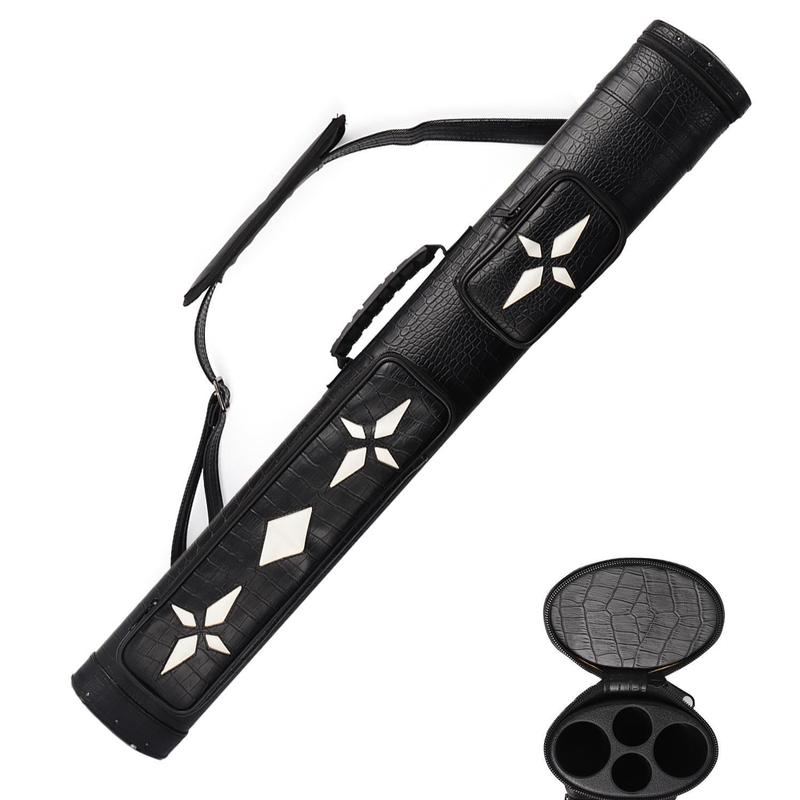 2x2 Deluxe Hard Billiard Pool Cue Stick Carrying Case (5 Colors)