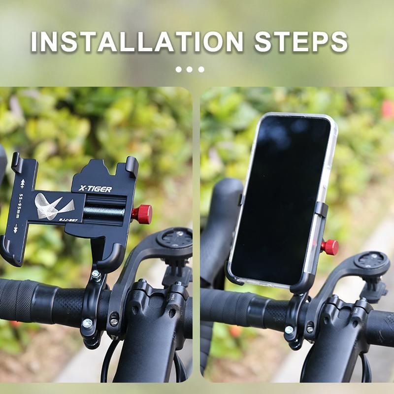 Universal Bike Handlebar Phone Mount, Adjustable Non-slip Bicycle Mobile Phone Holder, Easy Install Bicycle Handlebar Phone Stand, Outdoor Cycling Accessories