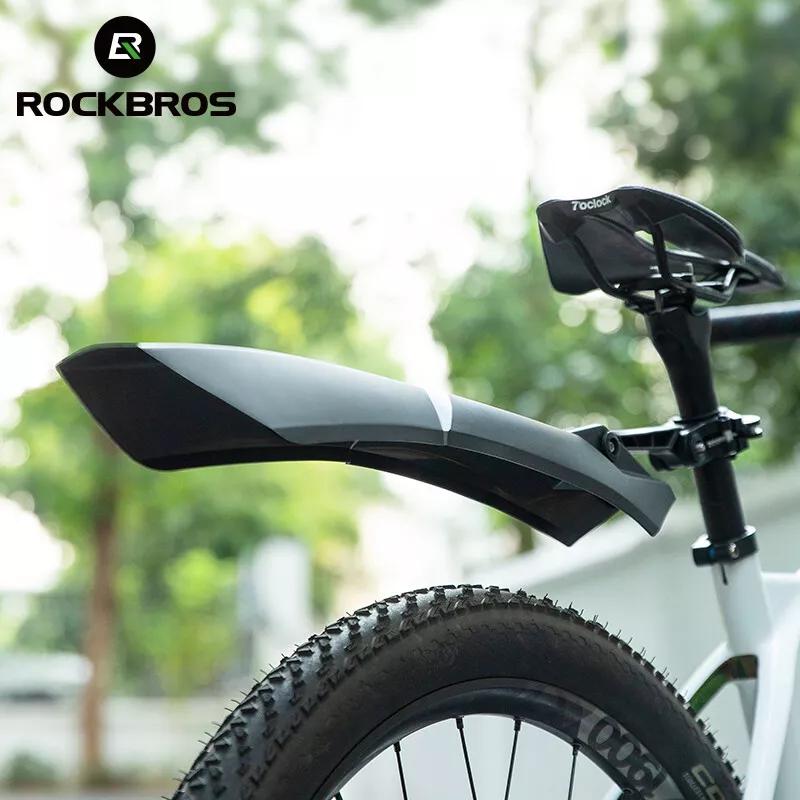 ROCKBROS Bike Fenders Adjustable MTB Fenders Bike Mudguard Rear Fenders Cycling Mud Guard