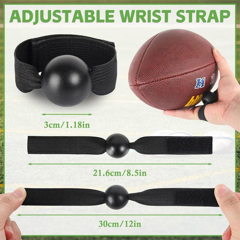 American Football Catching Trainer Band, 2 Counts Rugby Receiver Training Aid, Volleyball Catching Hand Strap, Beginner Practice Fingertip Tool