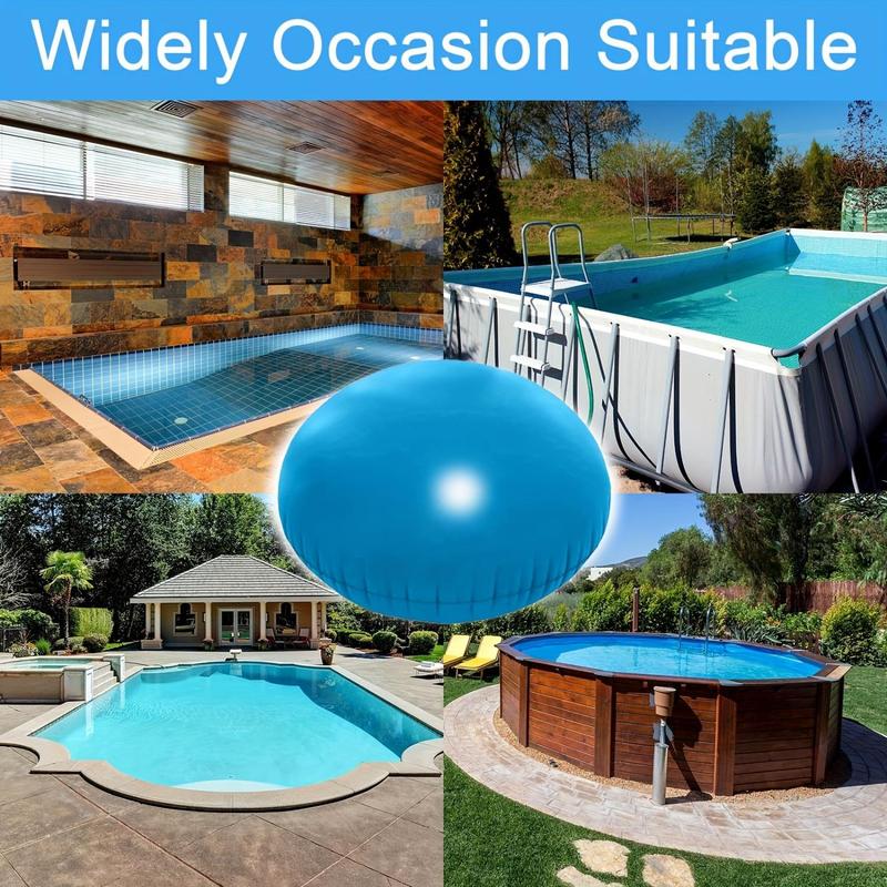 Round Inflatable Pool Air Pillow, Inflatable Pool Cushion, Outdoor Swimming Accessory for Closing Winter Pools and Winterizing Kit