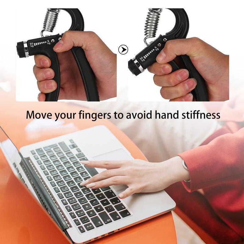 Hand Grip Strengthener Exercise Kit with 5 Pieces, Hand Exerciser for Men Women, Power Hand Grip Trainer,for Grip Strength Training