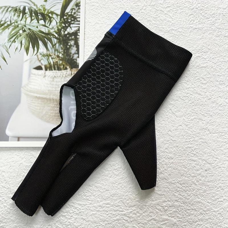 Unisex Billiards Glove, 3 Counts Breathable Non-slip Billiards Glove, Lightweight Gloves with High Elasticity & Grid Design, Sports Gloves for Men & Women