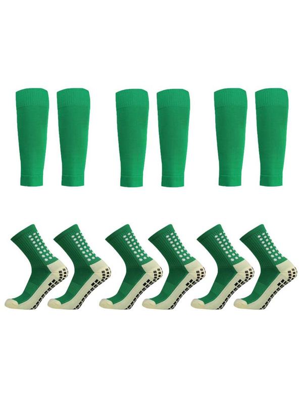 Men's Athletic Grip Sock Soccer & Knee Compression Sleeve for Men and Women, Non-slip Breathable Football Socks for Competition Training, Men Athletic Socks, Back To School Gifts, Anti Slip Professional Sports Socks for Outdoors