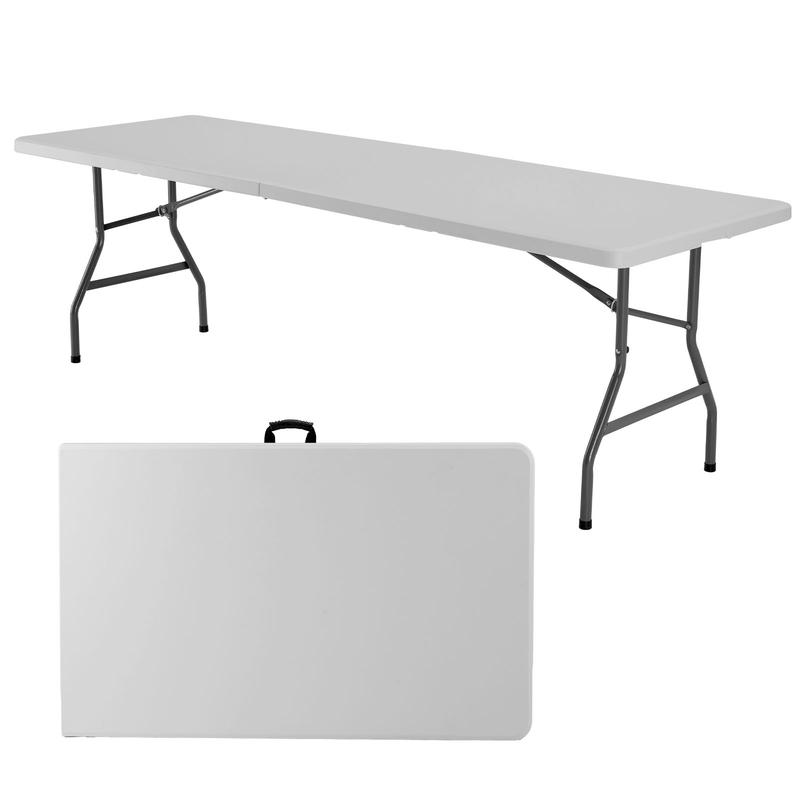 Sweet Furniture S Folding Table Outdoor Indoor Heavy Duty Portable Table with Carrying Handle for Camping Picnic Party