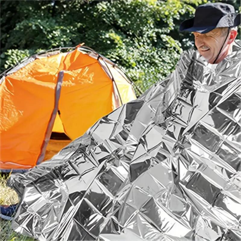 Outdoor First Aid Thermal Blanket, Outdoor Emergency Insulation Blanket, Portable Insulation Blanket for Outdoor Camping Hiking