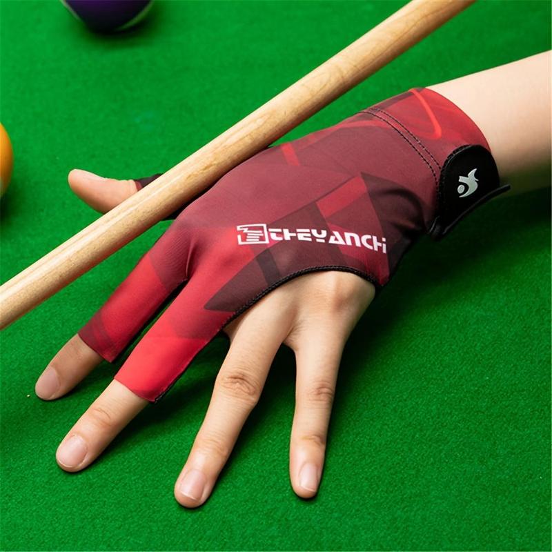 Billiard Snooker Sports Gloves, 3 Counts set Elastic Breathable Non-slip Billiard Gloves, Sports Gloves for Men & Women