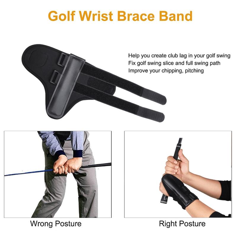 Golf Training Wrist Brace, 1 Count Golf Swing Training Aid, Adjustable Golf Swing Corrector Wrist Brace, Golf Accessories